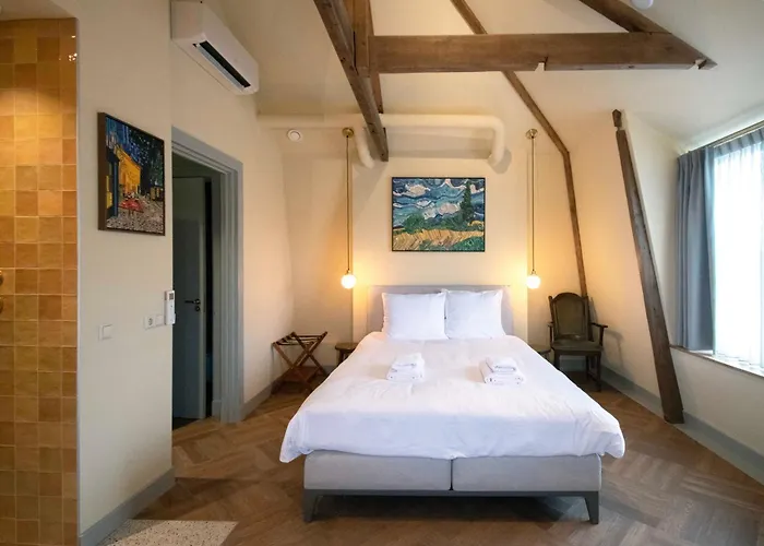 酒店 Boetiekhotel Het Gezellenhuis 奥德科克安德阿姆斯特尔